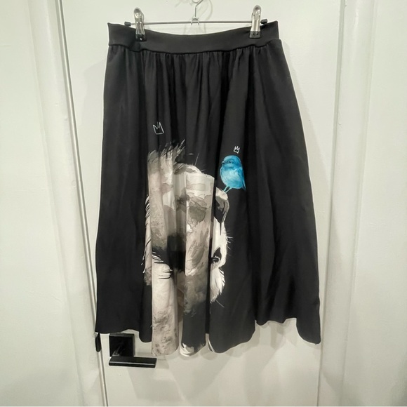 Blackmilk x Lora Zombie The King and The Princess Pocket Midi Skirt - Picture 2 of 4